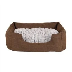 Lionto Hundebett Mit Wendekissen Meliert S