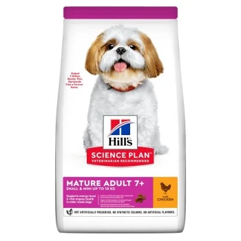 Hill's Science Plan Small & Miniature Senior, Mature Adult 7+, Huhn 6 Kg 3 Hill's Science Plan Small & Miniature Senior, Mature Adult 7+, Huhn 6 Kg