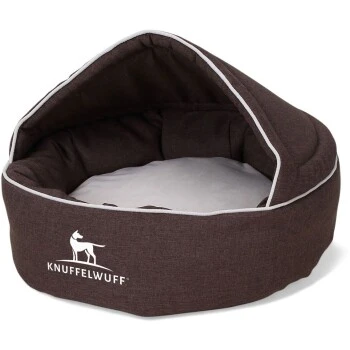 Knuffelwuff Hundehöhle Pumbaa Aus Velours Braun L 3 Knuffelwuff Hundehöhle Pumbaa Aus Velours Braun L