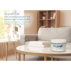 Skyvell Gel Geruchsneutralisierer Gel-Dose 250g -Hundebedarfsgeschäft 7e8ecb58dd8148f6ae5de26c05f3611b364de44a 1256593 de DE SKYVELL Gel 250 g Dose Tisch