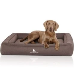Knuffelwuff Orthopädisches Hundebett Aus Velours Mit Handwebcharakter Yukon Braun/ Grau M-L -Hundebedarfsgeschäft 8a3492124b6034f46a107b6e71cdd77299c5d955 1412054 de DE 276d494e980ec4fd4ba02028af30d493f63c3a18ygeQxd
