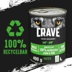 CRAVE Adult Lamm & Rind 6x400 G -Hundebedarfsgeschäft 97b7eca46e45efb59fc2e930844c4aecbbb1ee80 1390804 de DE crave adult lamm 1