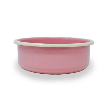 Lills Emaillenapf "Nele" - Gr. M - Altrosa 3 Lills Emaillenapf "Nele" - Gr. M - Altrosa