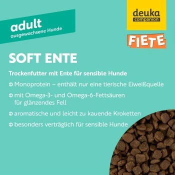 Fiete Adult Soft Ente Deutsches Premium-Trockenfutter 1 Kg 10 Fiete Adult Soft Ente Deutsches Premium-Trockenfutter 1 Kg – Bild 8