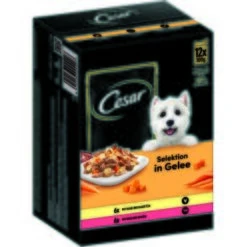 Cesar Multipack In Gelee Mit Huhn Karotten Rind Und Gemüse 4x12x100g -Hundebedarfsgeschäft e61ebc7ef74e65a7375feebc4c9a7d4840971c89 1394128 de DE cesar multipack 3